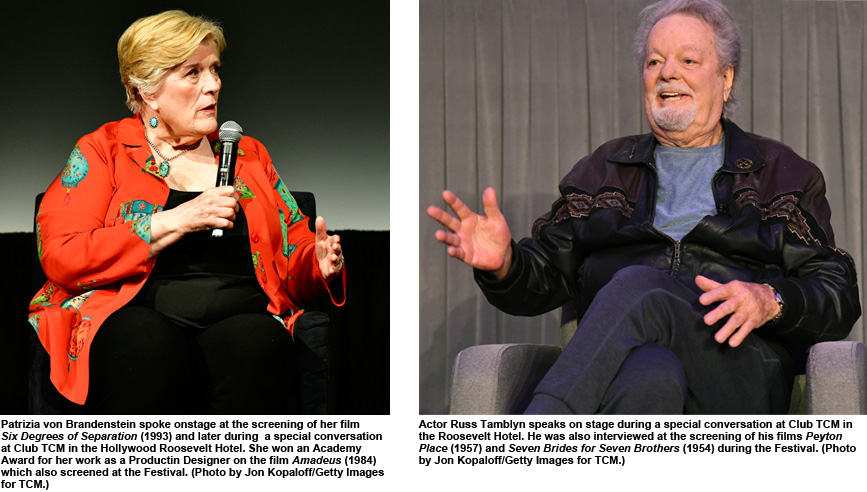 Patrizia von Brandenstein and Russ Tamblyn